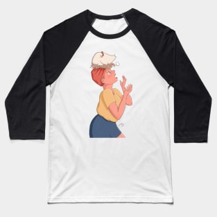 Chicken Lady Baseball T-Shirt